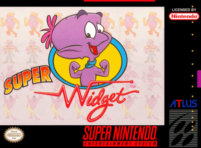 Super Widget Wall Art Print SNES Super Nintendo Poster Pick a Size Lot Up