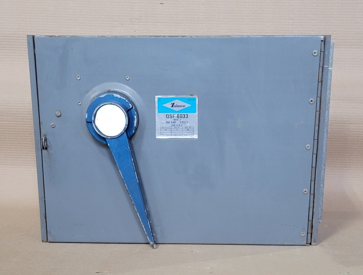 ZINSCO QSF QSF6033 600 AMP 240V FUSIBLE FUSED PANELBOARD SWITCH
