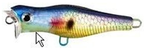 CONRAD TOP PERCH POPPER PLUG SEA FISHING LURE SURFACE PIKE PERCH TROUT BASS BAIT - Picture 6 of 10