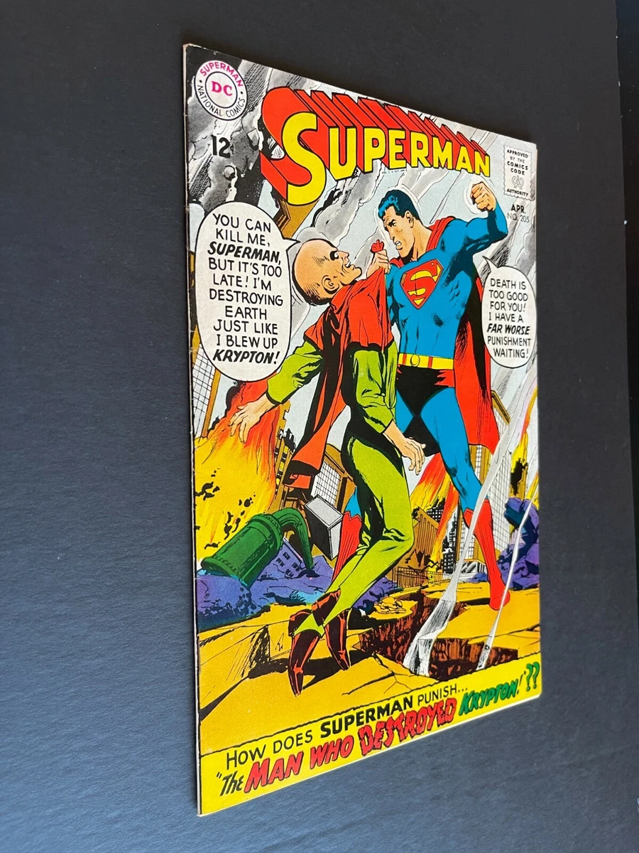 The Man From Earth Vostfr Superman #205 - The Man Who Destroyed Krypton (DC, 1968) VF- | eBay