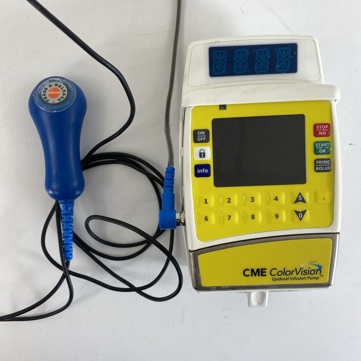 CME ColorVision Epidural Infusion Pump w/ Charger | eBay CME ColorVision Epidural Infusion Pump w/ Charger | eBay
