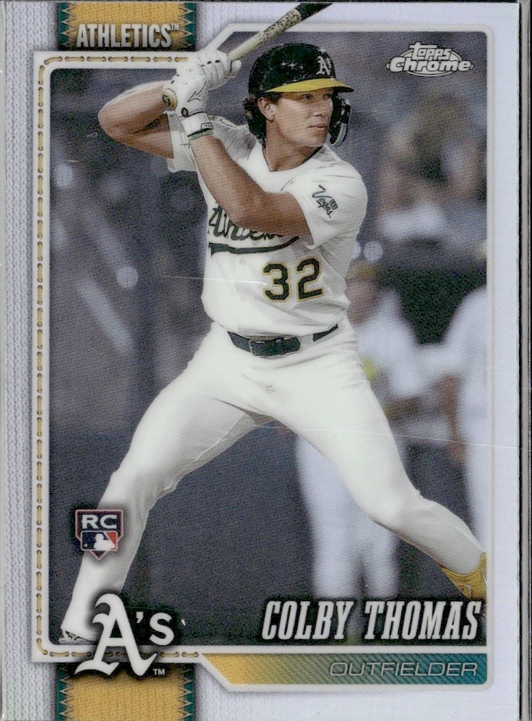 2026 Topps Chrome Colby Thomas #147 RC Refractor Rookie Athletics Baseball