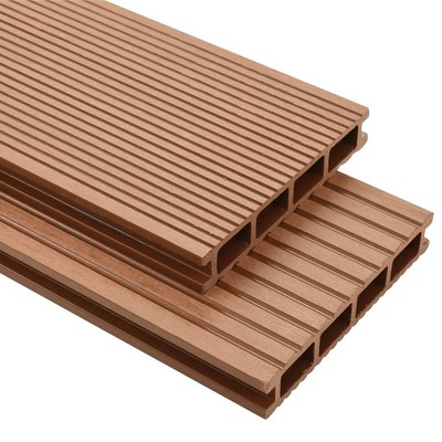 vidaXL WPC Decking Boards with Accessories 49.2 '² 13.1 ' Brown (6x43617)