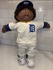 RARE Vtg 1986 Cabbage Patch Kids DETROIT TIGERS Baseball AA 1 Tooth CPK HTF