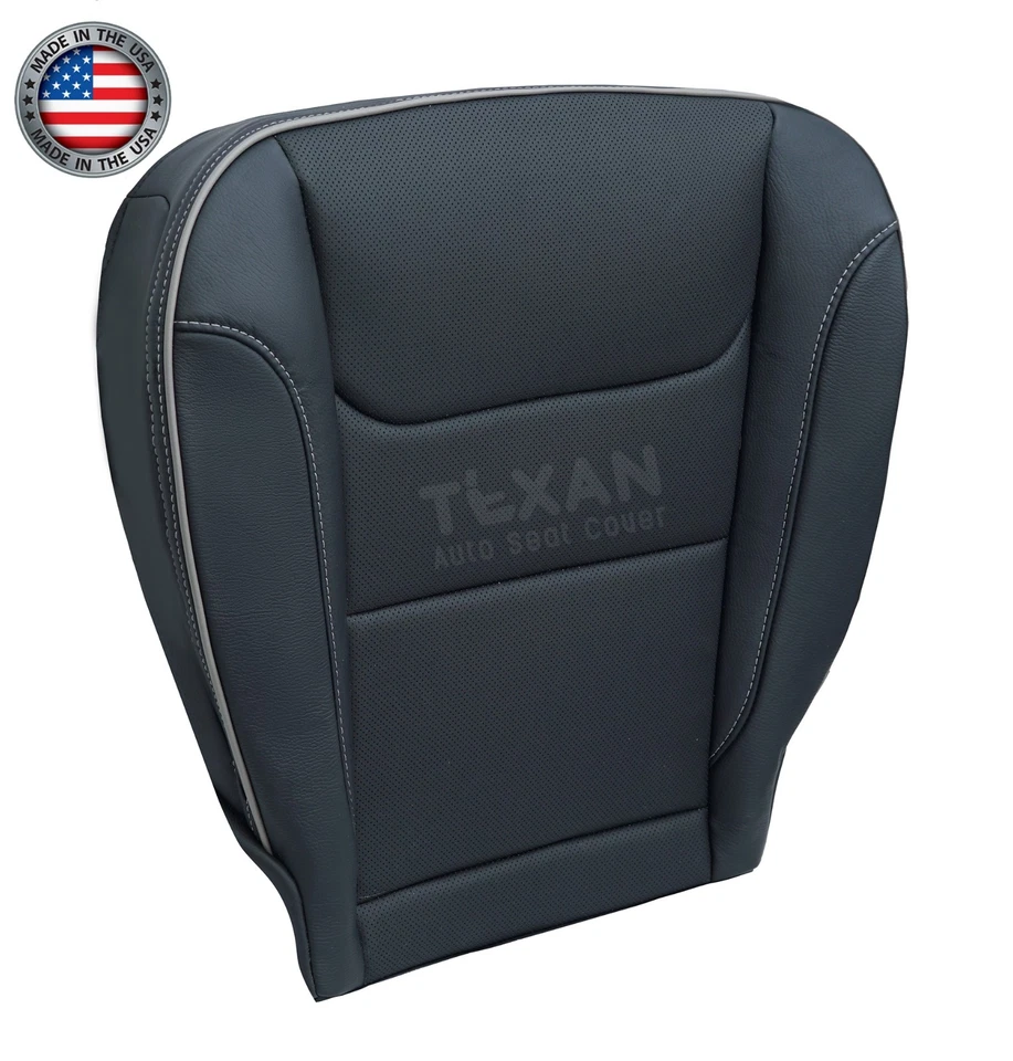 Cubierta de asiento perforada inferior del lado del conductor negra para Dodge Ram 1500 2020 2021 2022 Foto 2 de 4