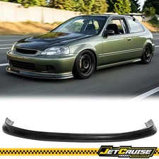 Fits 99-00 Honda Civic Dp Style Front Bumper Lip Splitter Unpainted Pu
