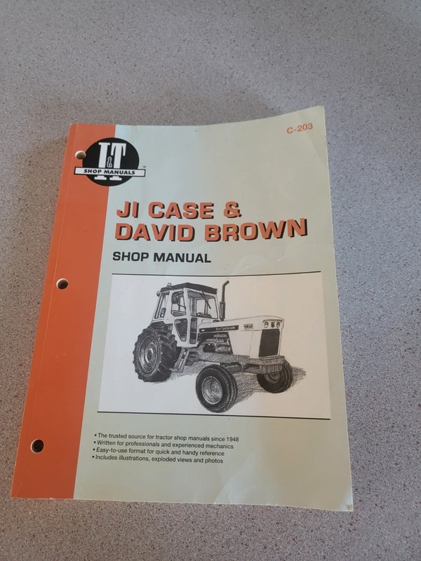 Ji Case and David Brown: Shop Manual (I and T Shop Service Manuals)