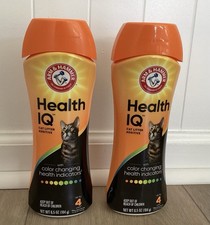Lot of of 2 ARM  HAMMER Health IQ Cat Litter Additive