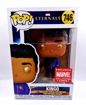 FUNKO POP! MARVEL KINGO 746 Eternals Marvel Collector Corps Vaulted Vinyl NIB