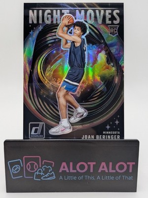 2025-26 Panini Donruss Joan Beringer Night Moves RC #20 Minnesota Timberwolves 