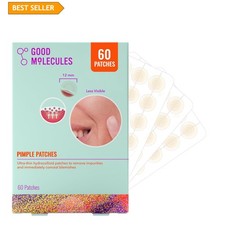 Invisible Hydrocolloid Acne Patches, 60 Count - Clinically Tested Spot Treatment