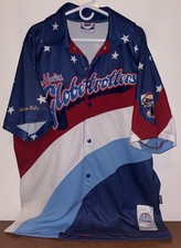 Vintage PLATINUM FUBU Harlem Globetrotters Warmup Jacket Basketball Jersey L