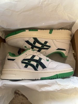ASICS EX89 Celtics-1201A476-106 White Green Blue Sneakers Shoes Youth 5.5Y / 7W