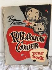 Annuaire 1951 Kukla Fran et Ollie Kuklapolitan Courier Burr Tillstrom Vintage TV
