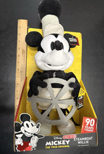 Disney Mickey Mouse Steamboat Willie Plush whistles moves Target 90 yr Exclsve