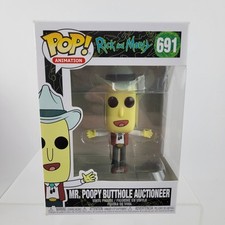 Funko Pop Rick and Morty - Mr. Poopy Butthole Auctioneer 691 Collectible Vinyl