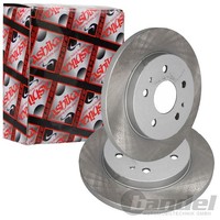 2X Ashika Bremsscheiben 273Mm Voll Vorne Passend FÜR Daewoo Musso Daihatsu