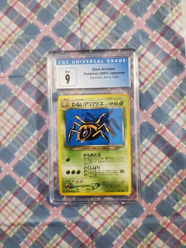 Dark Ariados (2001) Japanese Darkness, And To Light - CGC Mint 9 Pocket Monsters