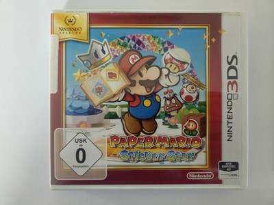 Paper Mario Sticker Star Nintendo 3DS OVP Deutsch PAL