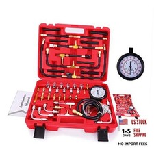 Pro Fuel Injection Pressure Tester Kit Gauge 0-140 PSI