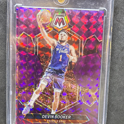 Panini Mosaic Devin Booker Phoenix Suns Purple Prizm #125 Serial #/99