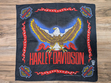 Vintage Harley Davidson Eagle and Est. 1903 Banner Bandana 22" x 22"