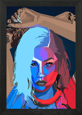 Iggy Azalea Rapper Gerahmtes Wandbild Poster Leinwanddruck Bild
