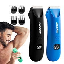 Body Hair Pubic Trimmer for Men Women, Painless Electric shaver
