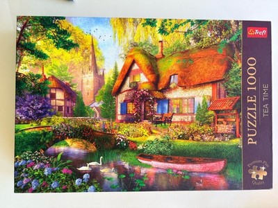 Trefl Premium Plus 1000 Piece Puzzle - The Woodland Cottage