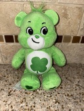 2022 Care Bear 9 Good Luck Bear Plush Green 395