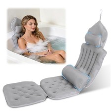 Full Body Bath Pillow Quick-Drying Bathtub Cushion 4D Honeycomb Mesh Cushion
