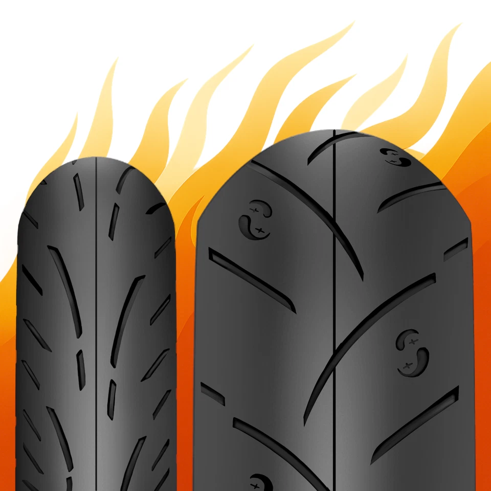 190/50-17 + 120/70-17 DIABLOS JUEGO NEUMÁTICOS MOTO - NUEVO (2 NEUMÁTICOS) DOT 2025 Foto 2 de 4