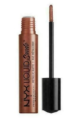 NYX PROFESSIONAL MAKE UP NYX Liquid Suede Metallic Matte Creme Lipstick 4ml Mauve Mist Lips