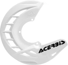 Acerbis White X Front Brake Disc Cover Guard