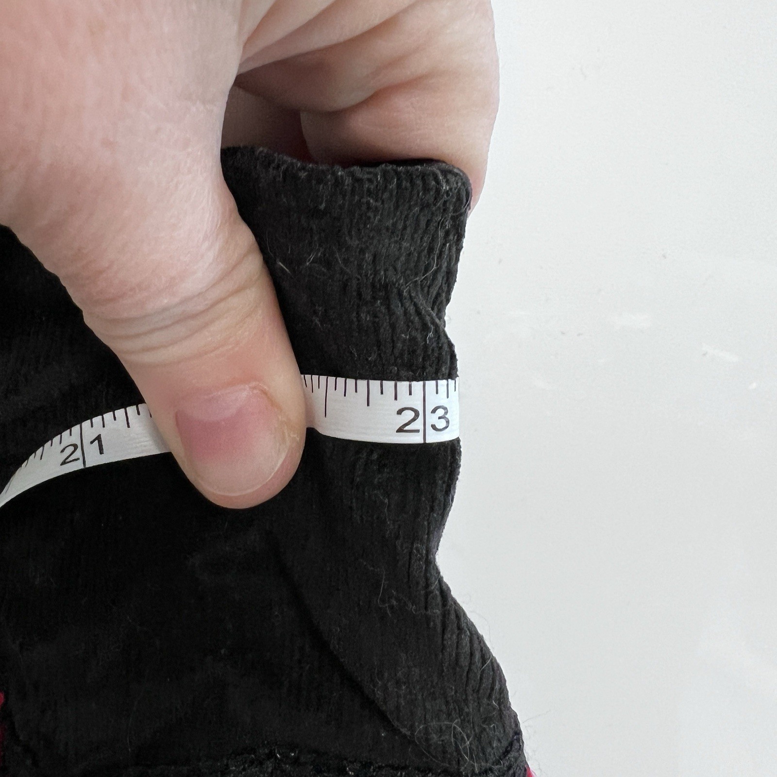 VTG 90s Folk Art Style Skirt Painted Floral Corduroy Fairy Cottage Grunge Sz 24