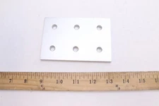 Tslots 6-Hole Joining Plate Anodized Aluminum 653198
