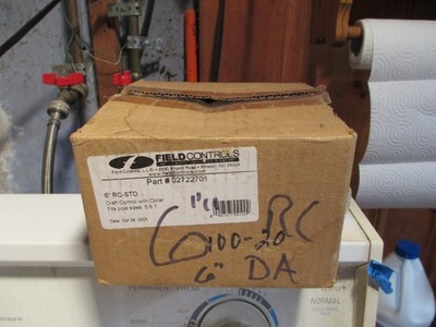 FIELD CONTROLS  6 INCH BAROMETRIC DRAFT CONTROL WITH COLLAR FOR FLUE PIPES NEW