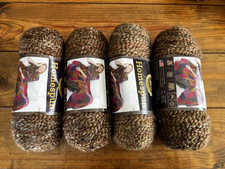 Homespun Lion Brand Yarns Skein 6oz 185 Yards x4 Barley 381 Bulky Made in USA