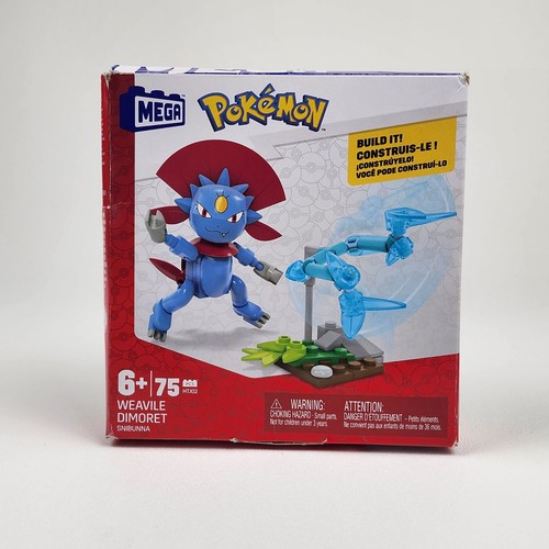 Pokémon MEGA Weavile Build Set – 75 Pieces – Building Toy – Ages 6+