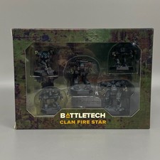 BATTLETECH CLAN FIRE STAR TOPPS 35724 CATALYST REINFORCEMENTS MECH MINIATURES