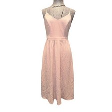 Show Me Your Mumu Dusty Rose Pink Chiffon Skater Dress Size 8