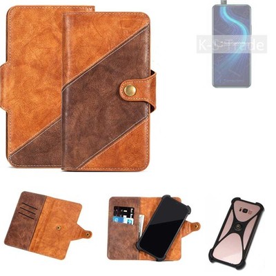 Handy-Hülle für Huawei Honor X10 Pro Wallet Case Cover Smarthphone Braun