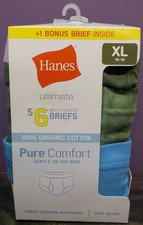 Hanes Boys 5 Tagless Briefs, Size L 14-16 , ComfortSoft Waistband, New In Pkg.