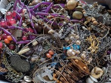13 LB 10.8 oz Craft Junk Jewelry Lot Harvest Repurpose Repair Vintage Modern Box