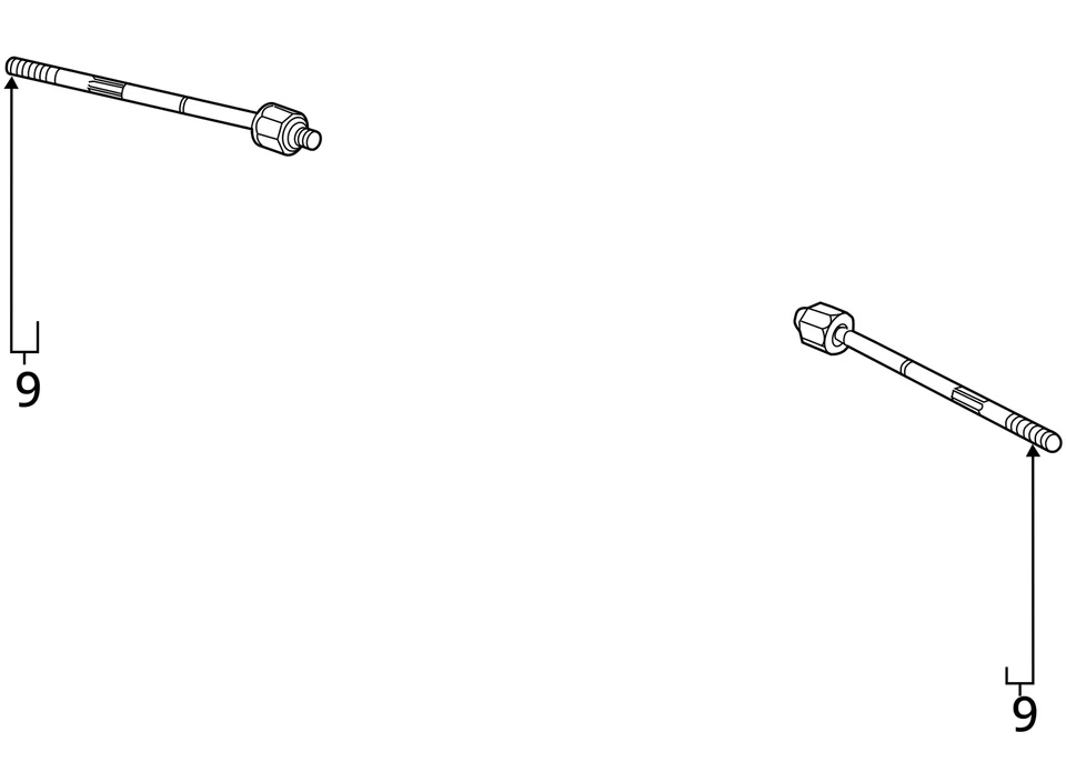 2020 Chevrolet Trax New OEM Front Left Tie Rod Kit 95952929  - Image 3 of 3