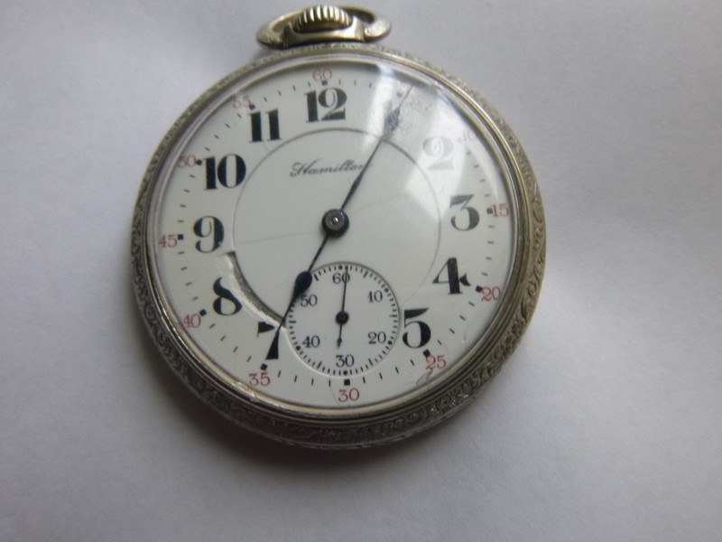 16s 21 jewel Hamilton grade 992 pocket watch
