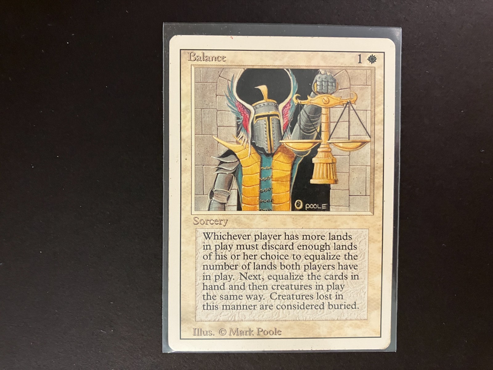 1994 BALANCE Revised 3rd Edition MTG Card, Magic the Gathering Vintage White