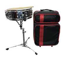 Ludwig Snare Drum w/ Stand, Rolling Case
