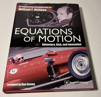 Signed Equations of Motion By William Milliken! Autobiography Hard Cover