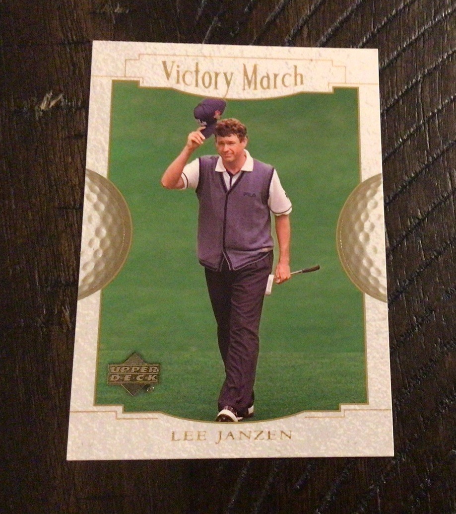 2001 Lee Janzen Upper Deck - Victory March PGA Golf #173 PGA